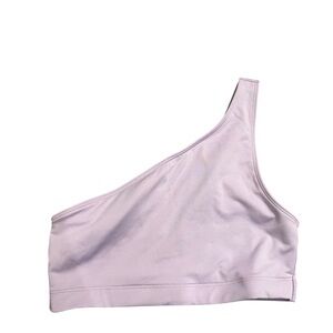PINK Sport One Shoulder Sports Bra Lavender Athletic Top